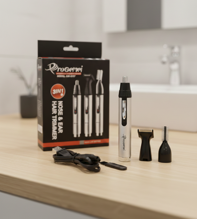 Afeitadora Multifuncional 3 en 1 Pro-G | Recargable y Portátil